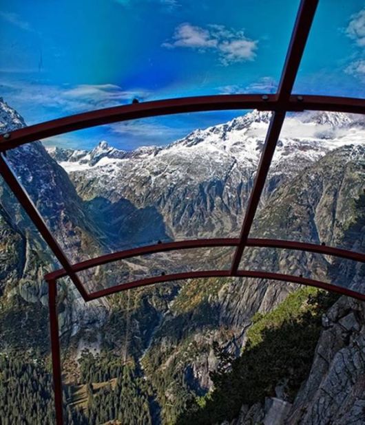 Thrilling Mountain Ride At Handeck Bridge, Switzerland