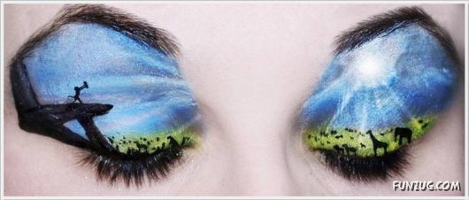 Cool Art On The Eyes