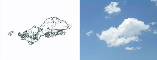Turning Clouds Into Illustrations