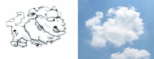 Turning Clouds Into Illustrations