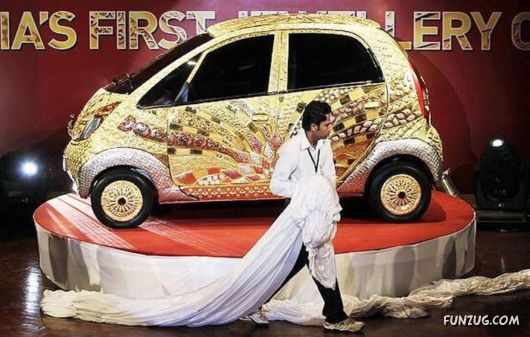 Tata Nano Launches 22 Karat Gold Plated Model