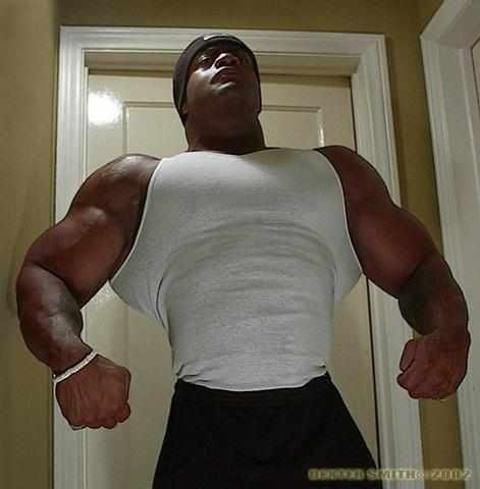 A Bodybuilder With Insane Arms
