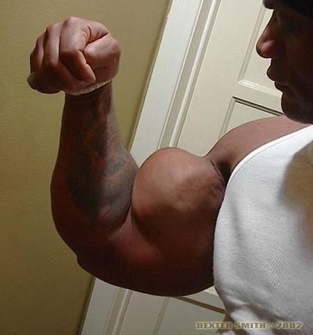 A Bodybuilder With Insane Arms
