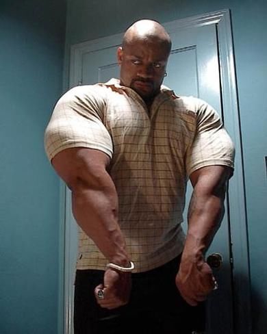 A Bodybuilder With Insane Arms