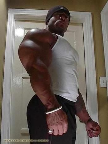 A Bodybuilder With Insane Arms