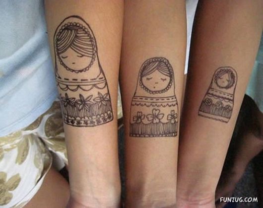 Creative Body Matching Art