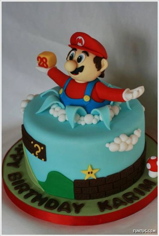 Wonderful Creative Mario Cakes