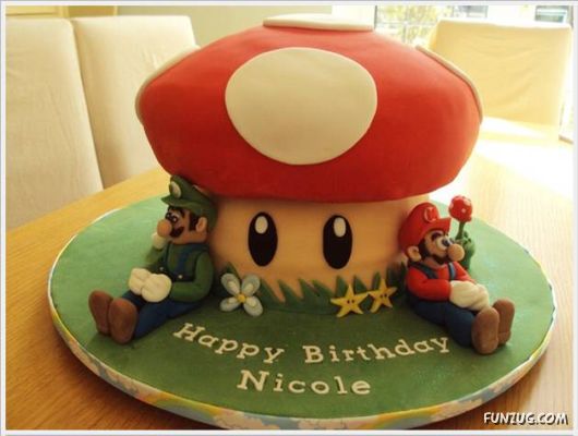 Wonderful Creative Mario Cakes
