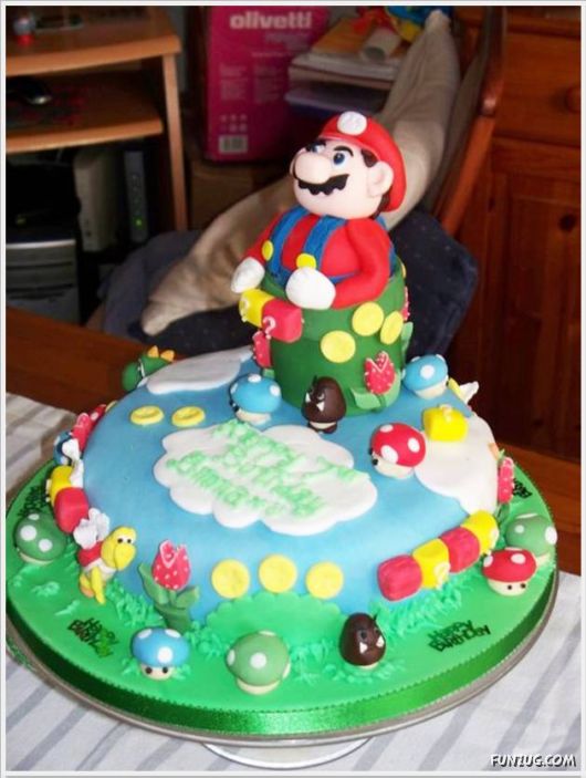 Wonderful Creative Mario Cakes