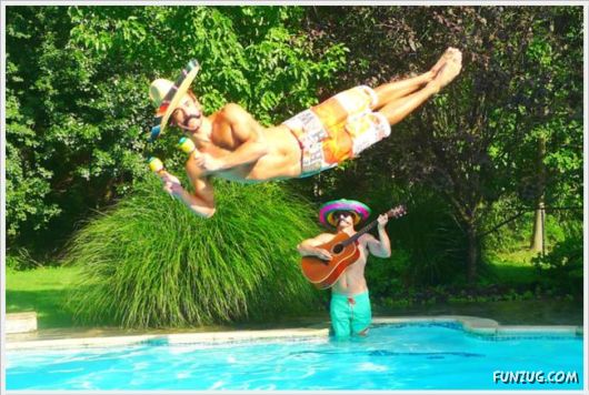 Funny Leisure Dive Poses