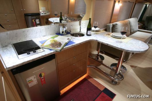 A Luxurious House In The Bus