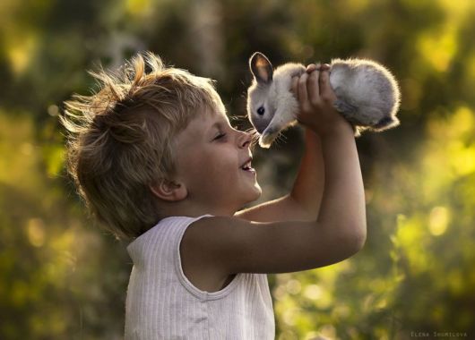 Magical Images - Mother Takes Two Children On Her Farm