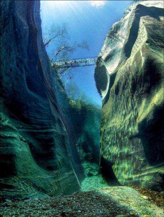 Incredibly Clear Waters Of The Verzasca River