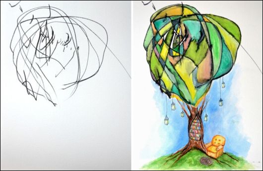 Turning Sketches Into Paintings
