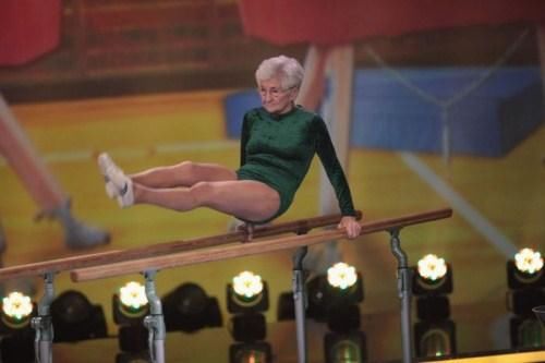 86 Year Old Grandma Still Doing Gymnastics