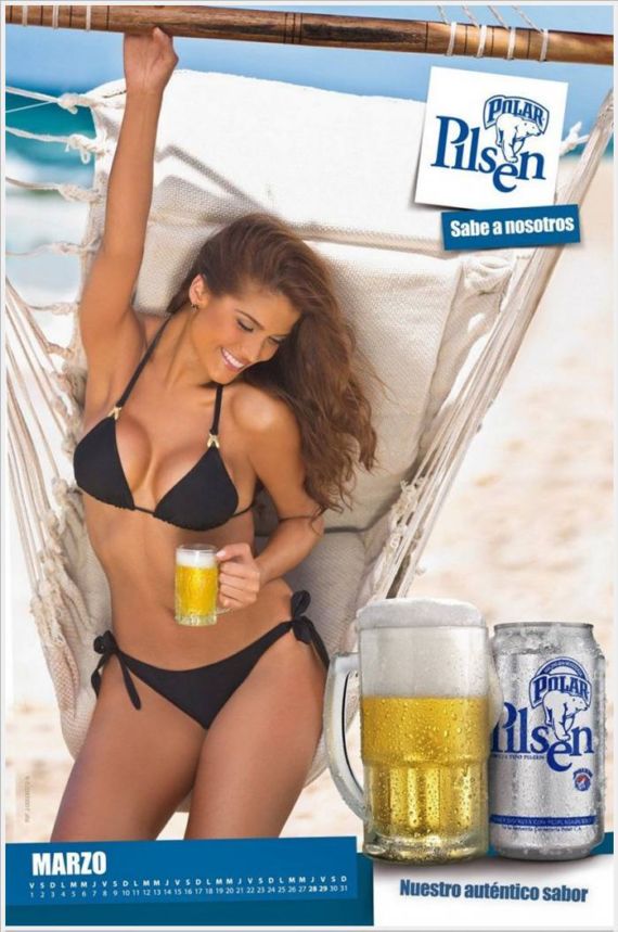 Click to Enlarge - The Polar Pilsen Beer Calendar