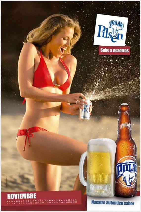 Click to Enlarge - The Polar Pilsen Beer Calendar