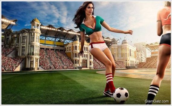 Click to Enlarge - World Cup Beauty Calendar 2014