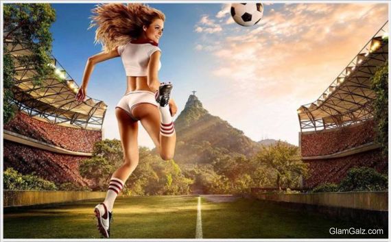 Click to Enlarge - World Cup Beauty Calendar 2014