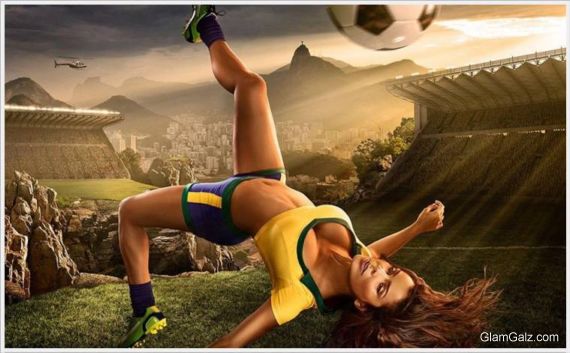 Click to Enlarge - World Cup Beauty Calendar 2014