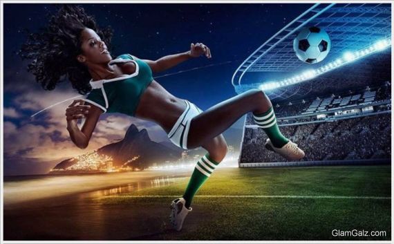 Click to Enlarge - World Cup Beauty Calendar 2014