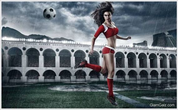Click to Enlarge - World Cup Beauty Calendar 2014