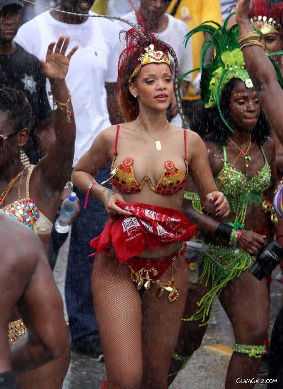 Spicy Rihanna At The Carnival