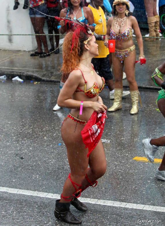 Spicy Rihanna At The Carnival