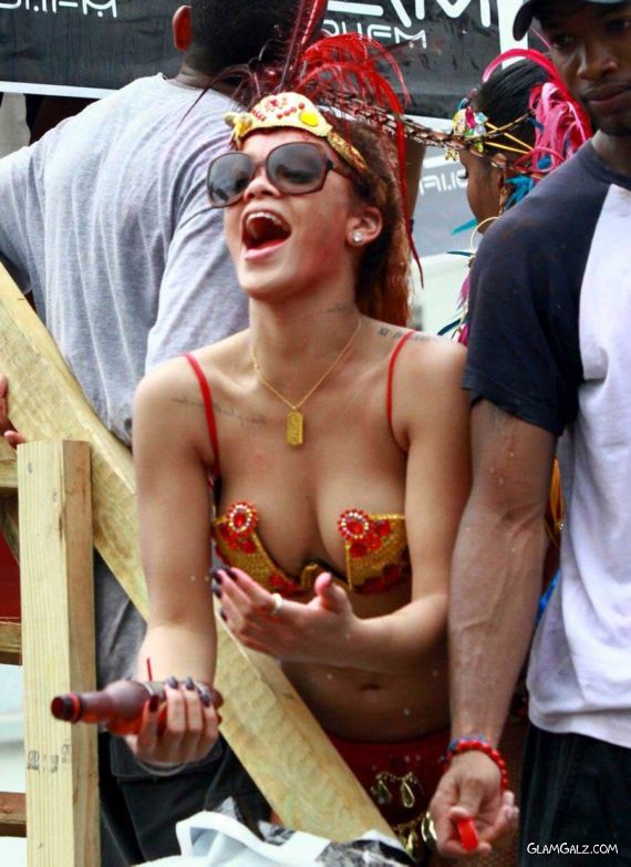 Spicy Rihanna At The Carnival