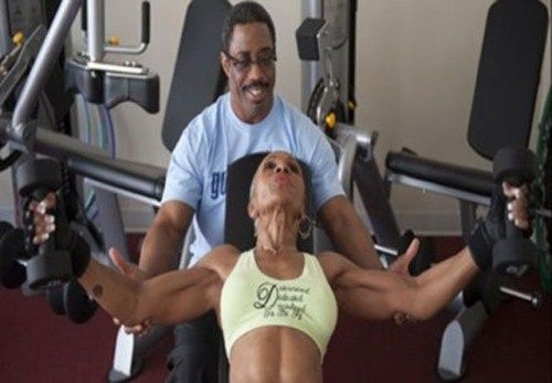 Female Bodybuilder Is Young In Spirit