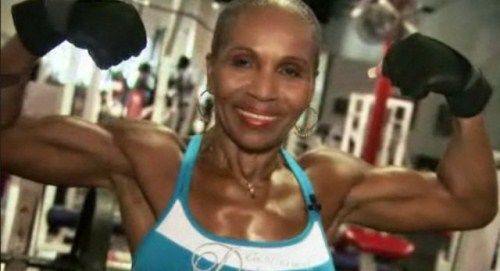 Female Bodybuilder Is Young In Spirit