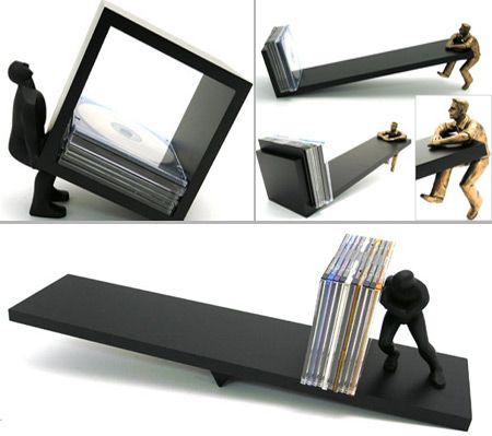 Coolest CD DVD Holders