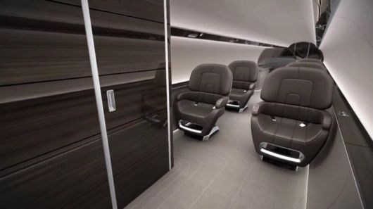 The Dollar 60 Million Windowless Private Jet concept