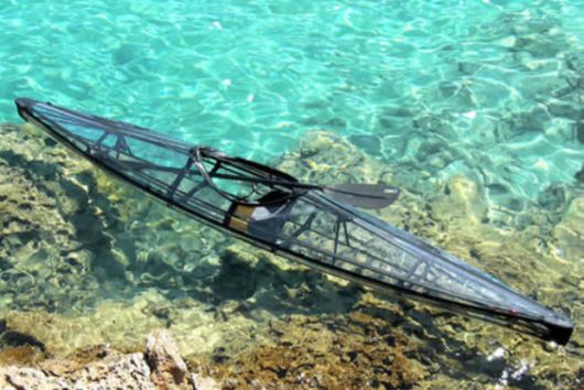 Transparent Kayak Lets You See Into The Ocean Below